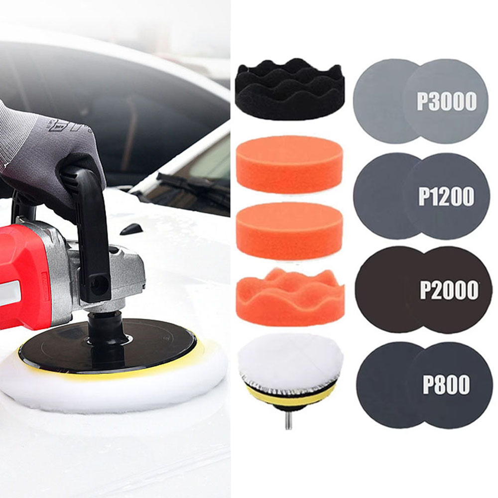 Car Wax Polishing Pad - وسادة إسفنجية لصبح السيارة ، مجموعة