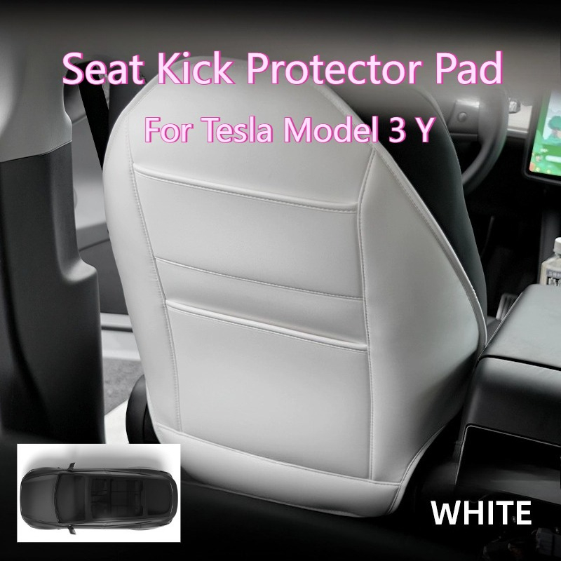 Leather Car Seat Cover - واقي مقعد السيارة من الركل لسيارات