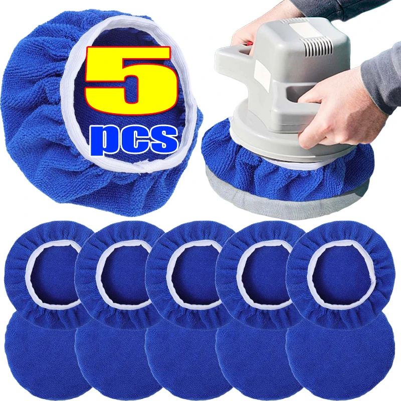 Car Wax Polishing Pad - طقم تلميع وتشميع السيارات من الألياف