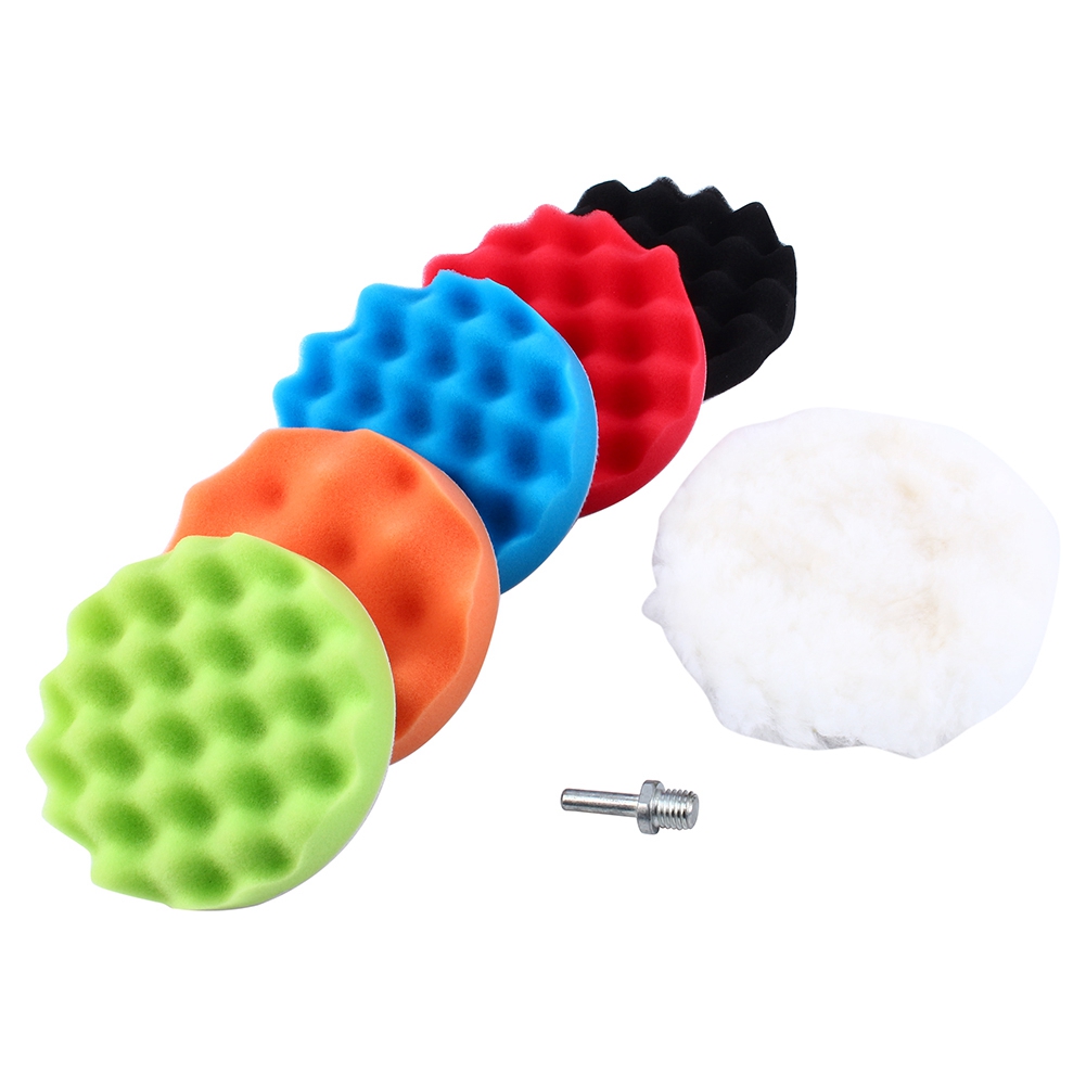 Car Wax Polishing Pad - طقم وسادات تلميع وصقل إسفنجية 4