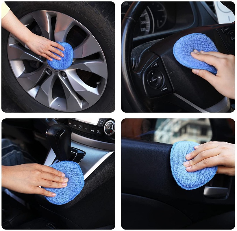 10 قطع من إسفنجات تلميع السيار - مراجعة Car Wax Polishing Pad وسعره