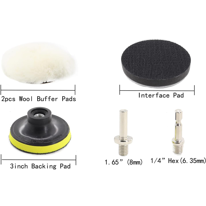 طقم ترميم مصابيح السيارة الأما - مراجعة Car Wax Polishing Pad وسعره