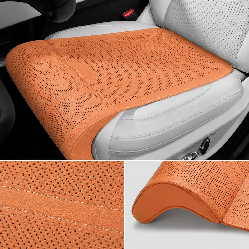 وسادة مقعد سيارة عالمية الاستخ - مراجعة Leather Car Seat Cover وسعره