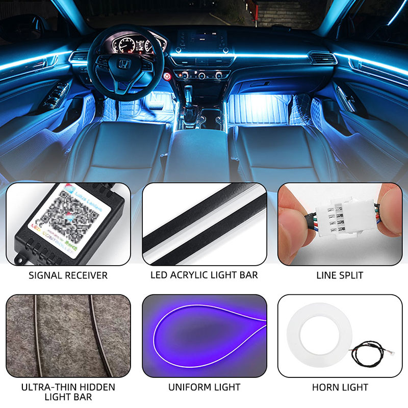 إضاءة محيطة للسيارة 6/18 في 1، - مراجعة Car Accessories Zone وسعره