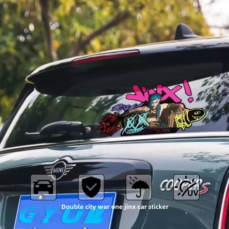 ملصق سيارة عاكس للضوء بتصميم ج - مراجعة Car Accessories Website وسعره