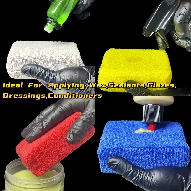 8 قطع من وسادات تطبيق الشمع لل - مراجعة Car Wax Polishing Pad وسعره