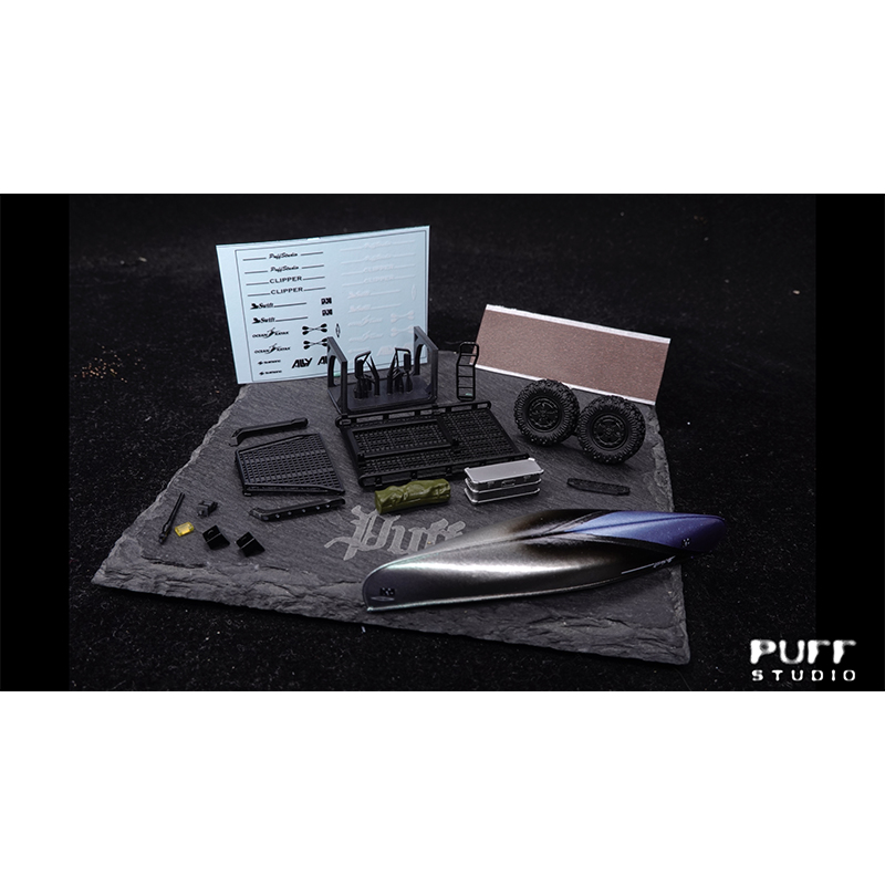 طقم قارب PuffStudio بمقياس 1/6 - مراجعة Car Accessories Kit وسعره