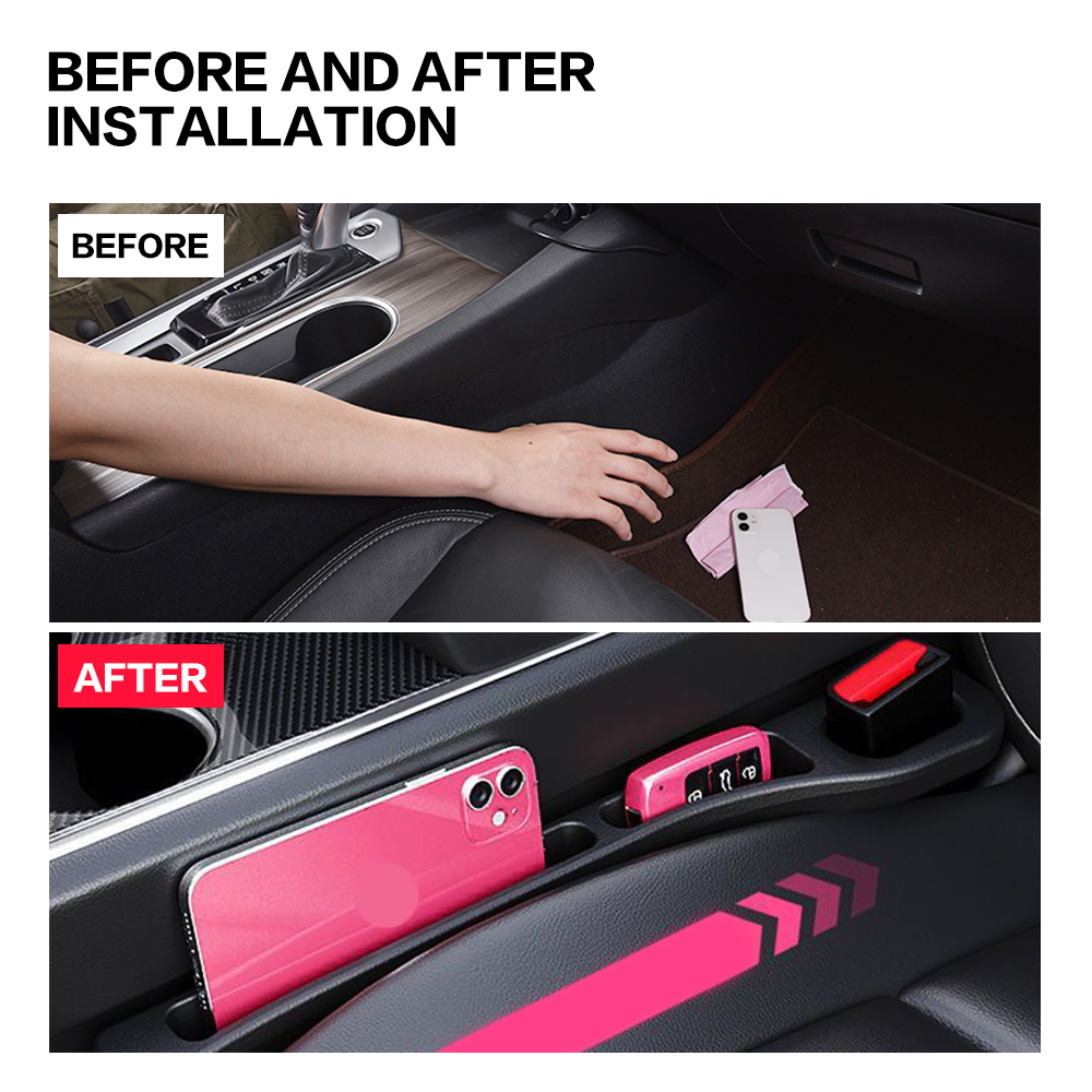 حشوة فجوة مقعد السيارة (قطعتان - مراجعة Car Accessories Essentials وسعره