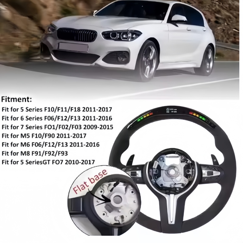 عجلة قيادة سيارة من ألياف الكر - مراجعة Car Accessories For Steering Wheel وسعره