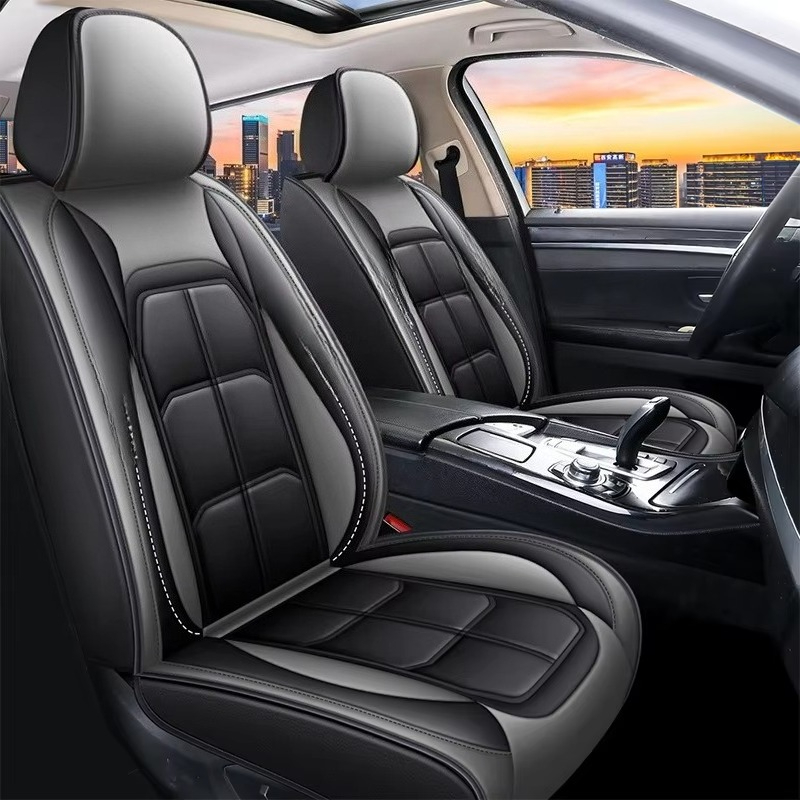 حزمة غطاء مقعد السيارة العالمي - مراجعة Leather Car Seat Cover وسعره