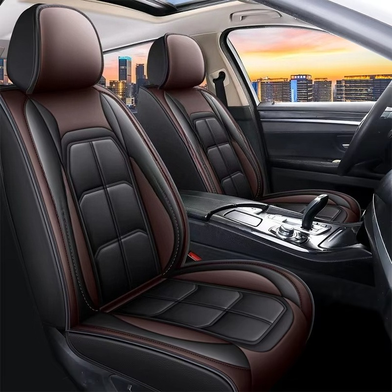 حزمة غطاء مقعد السيارة العالمي - مراجعة Leather Car Seat Cover وسعره