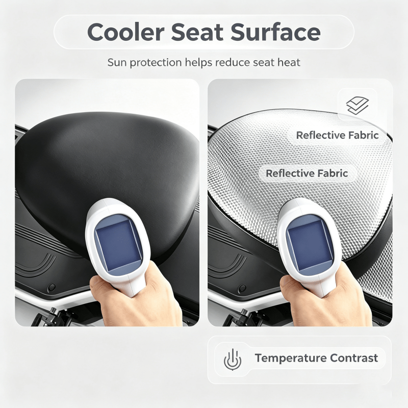 غطاء مقعد للدراجة الكهربائية،  - مراجعة Leather Car Seat Cover وسعره