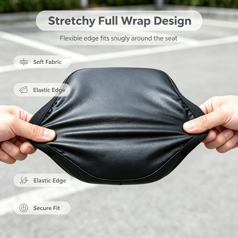 غطاء مقعد للدراجة الكهربائية،  - مراجعة Leather Car Seat Cover وسعره