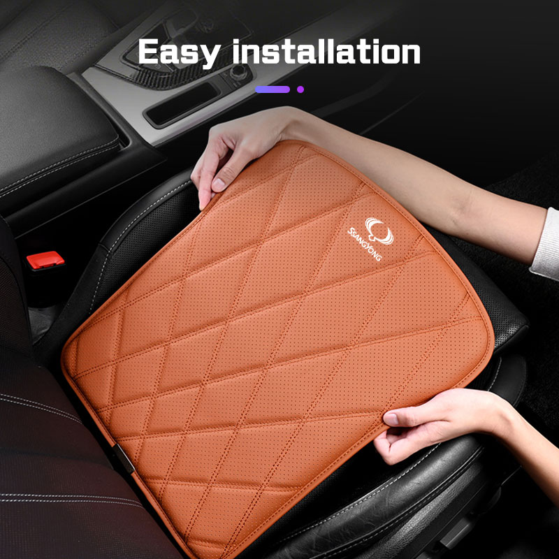 ل سانج يونج كيرون ريكستون موسو - مراجعة Leather Car Seat Cover وسعره