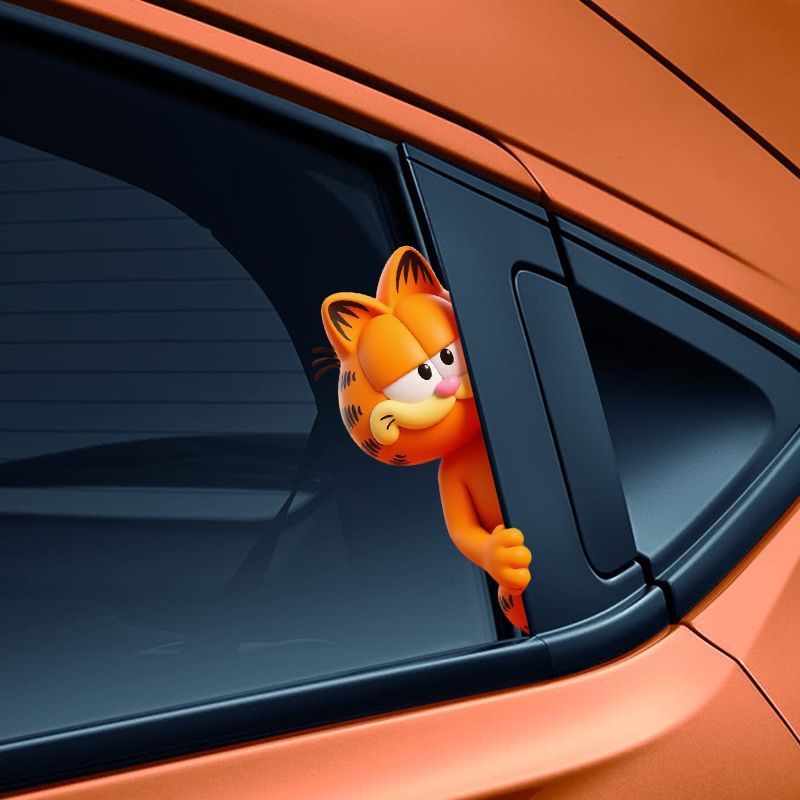ملصقات غارفيلد الكرتونية اللطي - مراجعة Car Accessories Kit وسعره