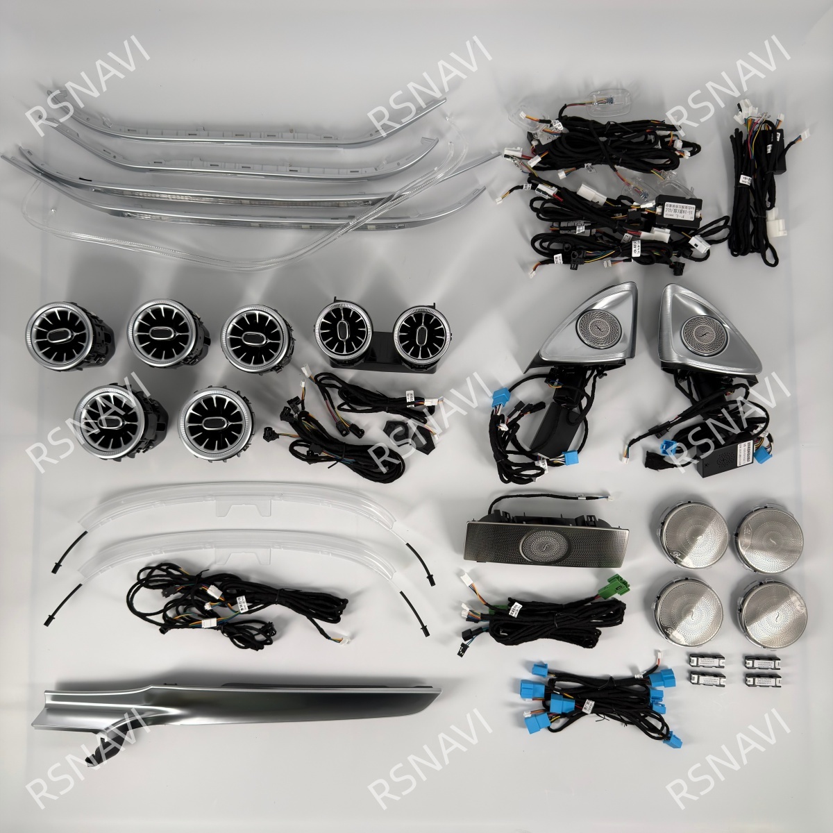طقم إضاءة محيطية LED بـ64 لونً - مراجعة Car Accessories Kit وسعره