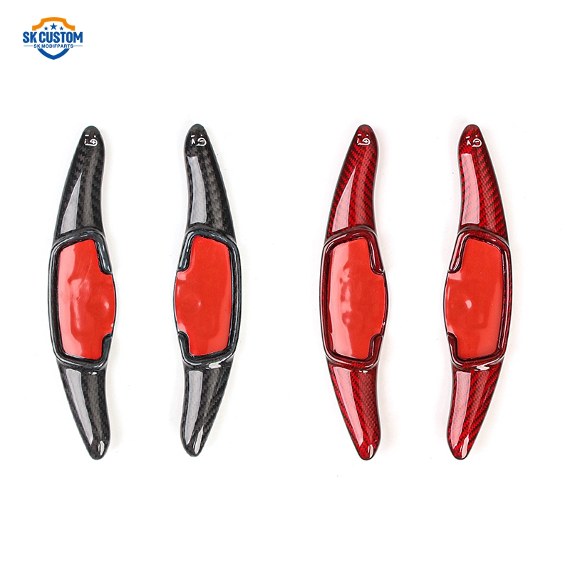 مبدل سرعة من ألياف الكربون لعج - مراجعة Car Accessories For Steering Wheel وسعره