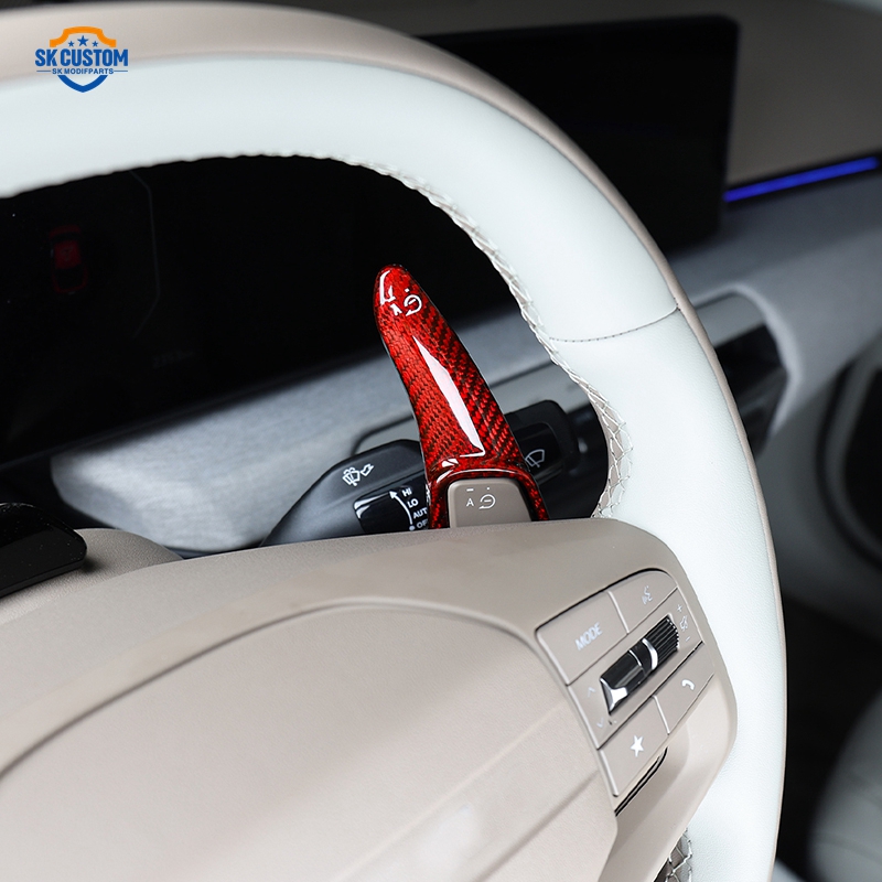 مبدل سرعة من ألياف الكربون لعج - مراجعة Car Accessories For Steering Wheel وسعره