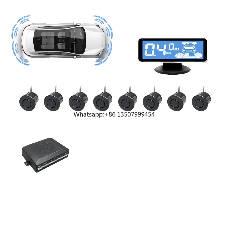 نظام استشعار وقوف السيارات مع  - مراجعة Parking Sensor Reverse وسعره