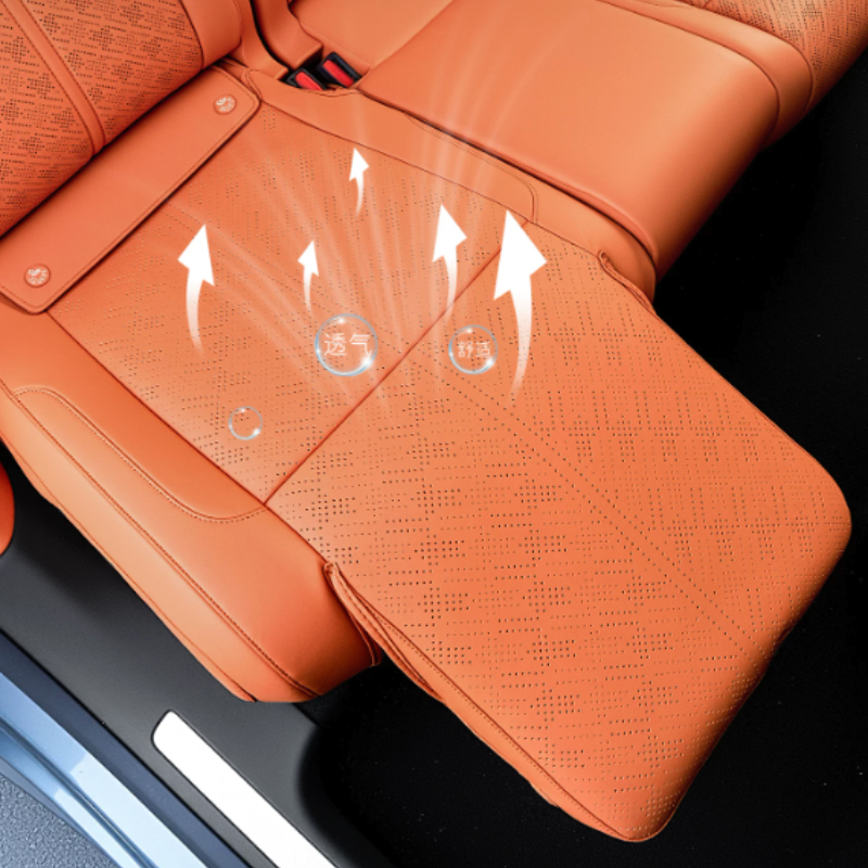 غطاء حماية جلدي لوسادة الساق ل - مراجعة Leather Car Seat Cover وسعره