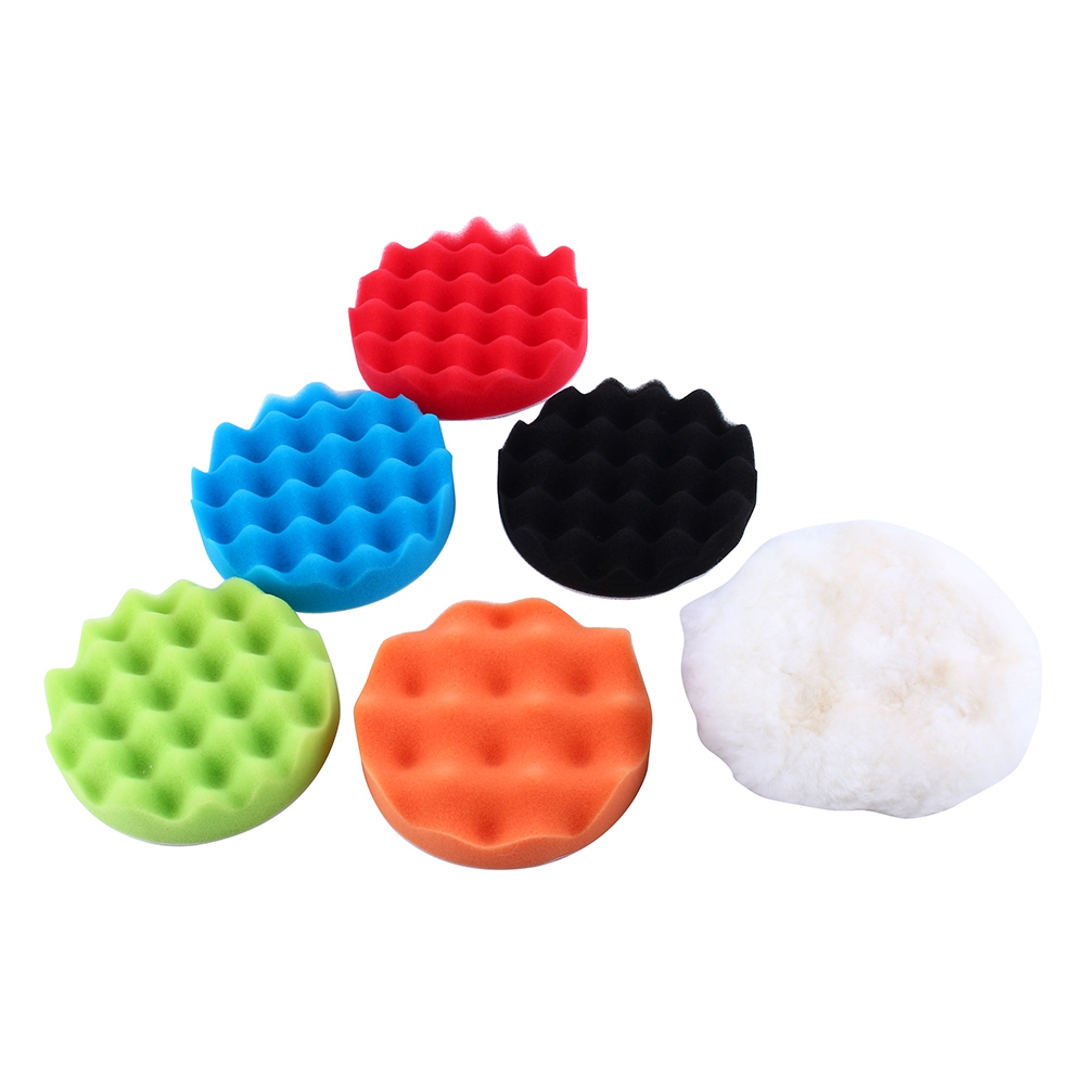 طقم وسادات تلميع وصقل إسفنجية  - مراجعة Car Wax Polishing Pad وسعره