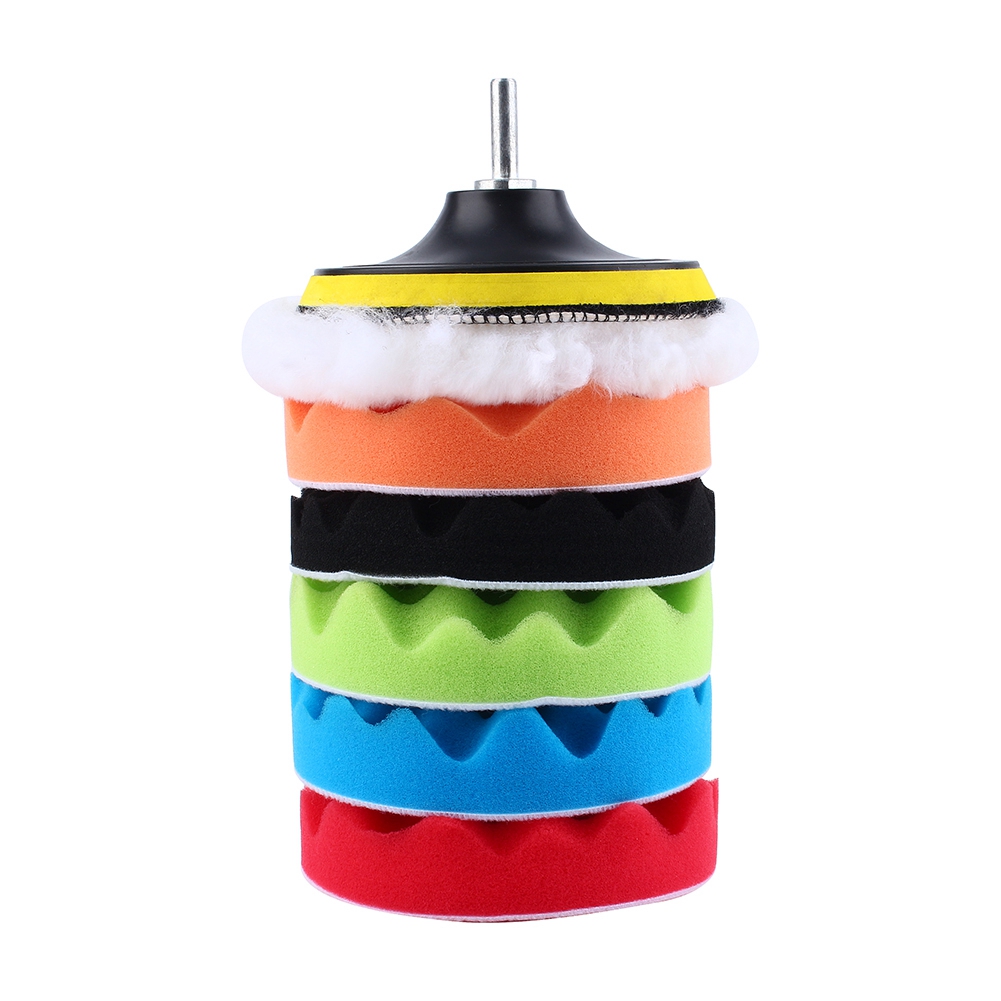 طقم وسادات تلميع وصقل إسفنجية  - مراجعة Car Wax Polishing Pad وسعره
